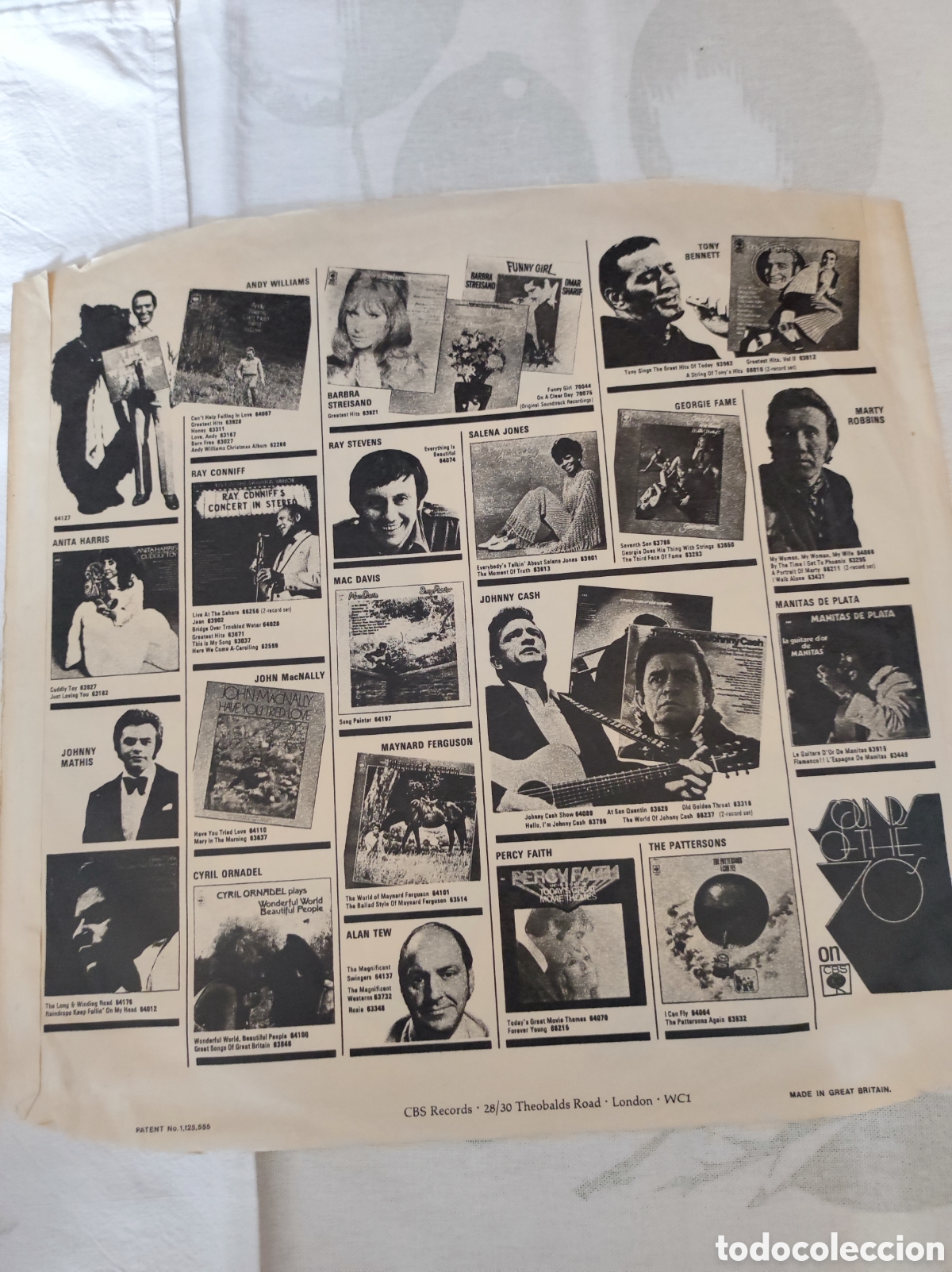 Discos de vinilo: JOHNNY CASH - AT SAN QUENTIN - Foto 3