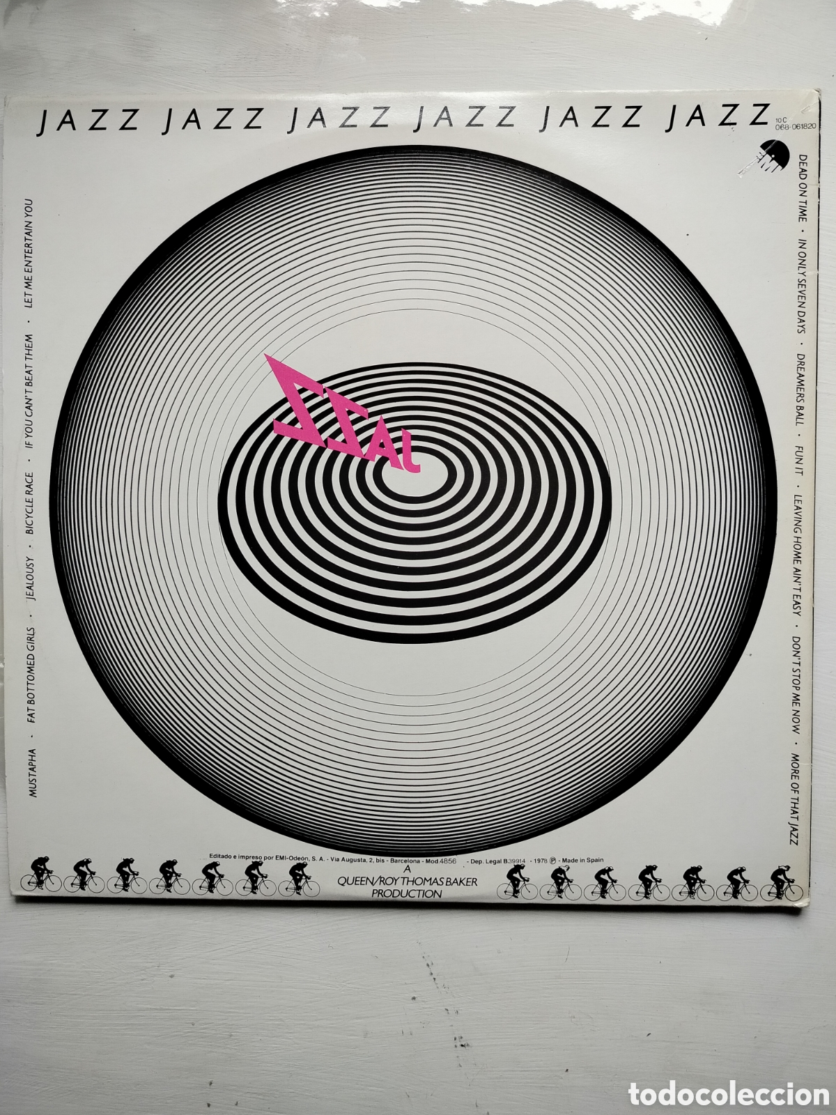 Discos de vinilo: Queen LP Jazz con P&oacute;ster - Foto 2