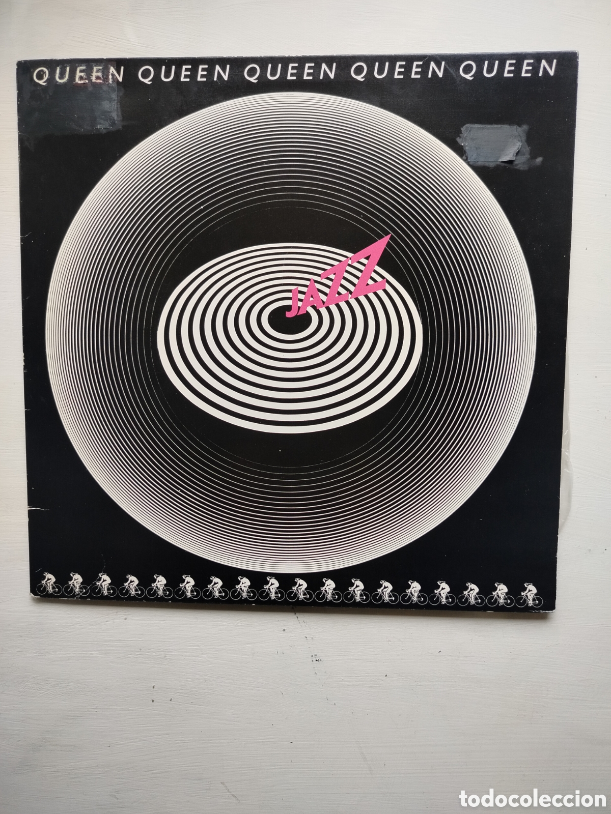 Discos de vinilo: Queen LP Jazz con P&oacute;ster - Foto 1