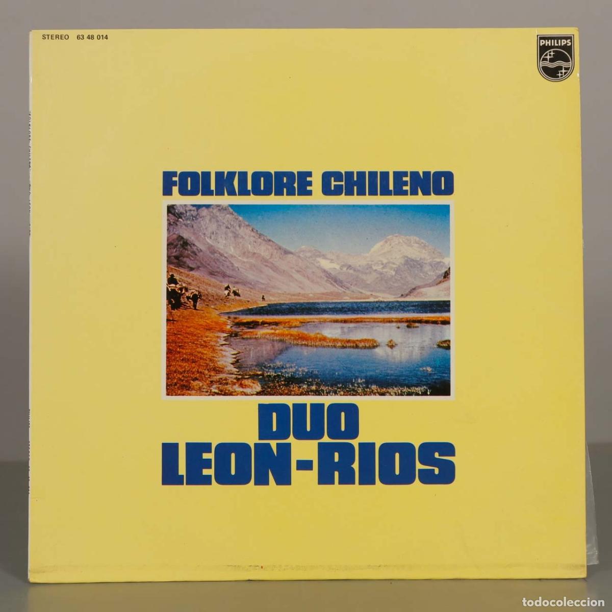 Discos de vinilo: LP. FOLKLORE CHILENO DUO LEON-RIOS - Foto 1