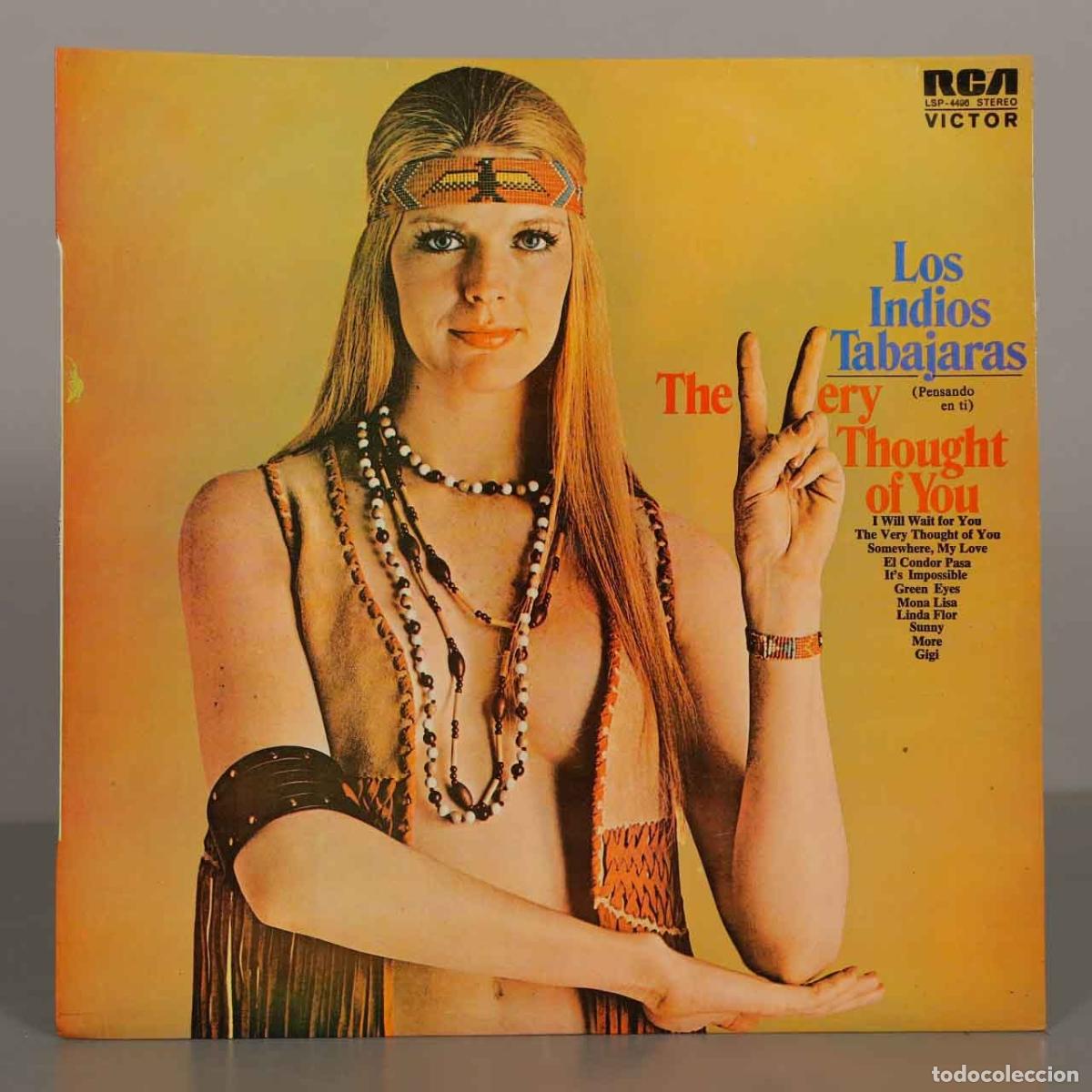 Discos de vinilo: LP. LOS INDIOS TABAJARAS. PENSANDO EN TI - Foto 1