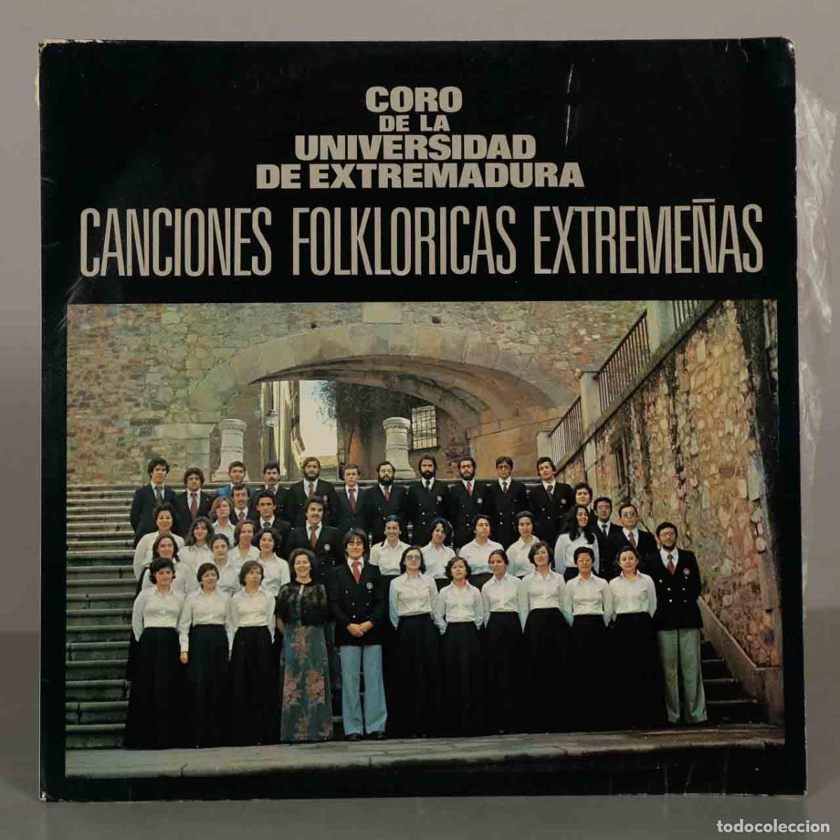 Discos de vinilo: LP. CANCIONES FOLKLORICAS EXTREME&Ntilde;AS - Foto 1