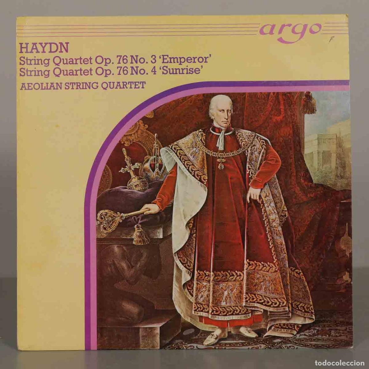 Discos de vinilo: LP. Haydn / Aeolian String Quartet &ndash; String Quartets - &acute;Emperor&acute; and &acute;Sunrise&acute; - Foto 1