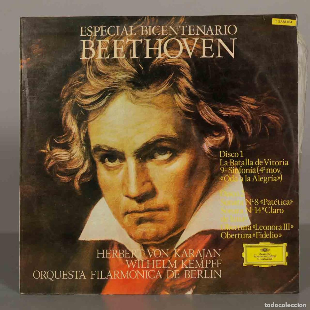 Discos de vinilo: LP. ESPECIAL BICENTENARIO, BEETHOVEN. KARAJAN - Foto 1