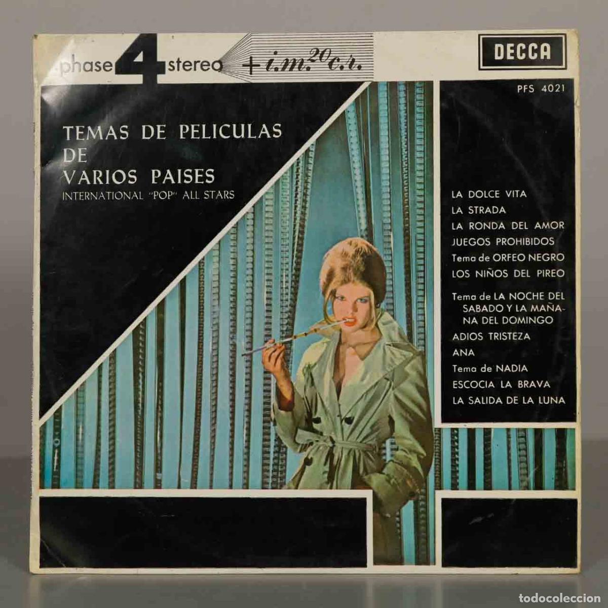 Discos de vinilo: LP. Temas de Pel&iacute;culas Varios Paises - Foto 1