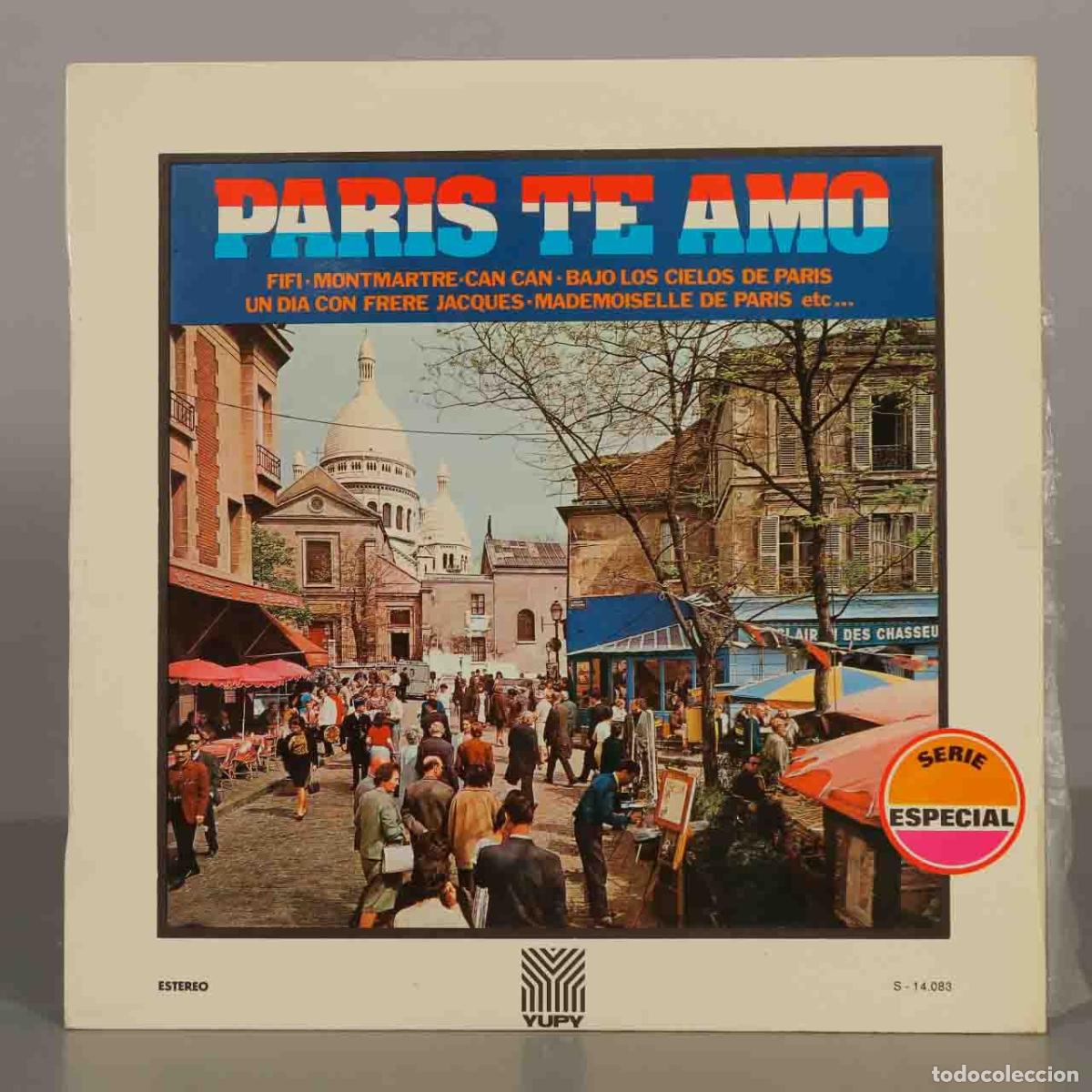 Discos de vinilo: LP. PARIS TE AMO. YUPY - Foto 1