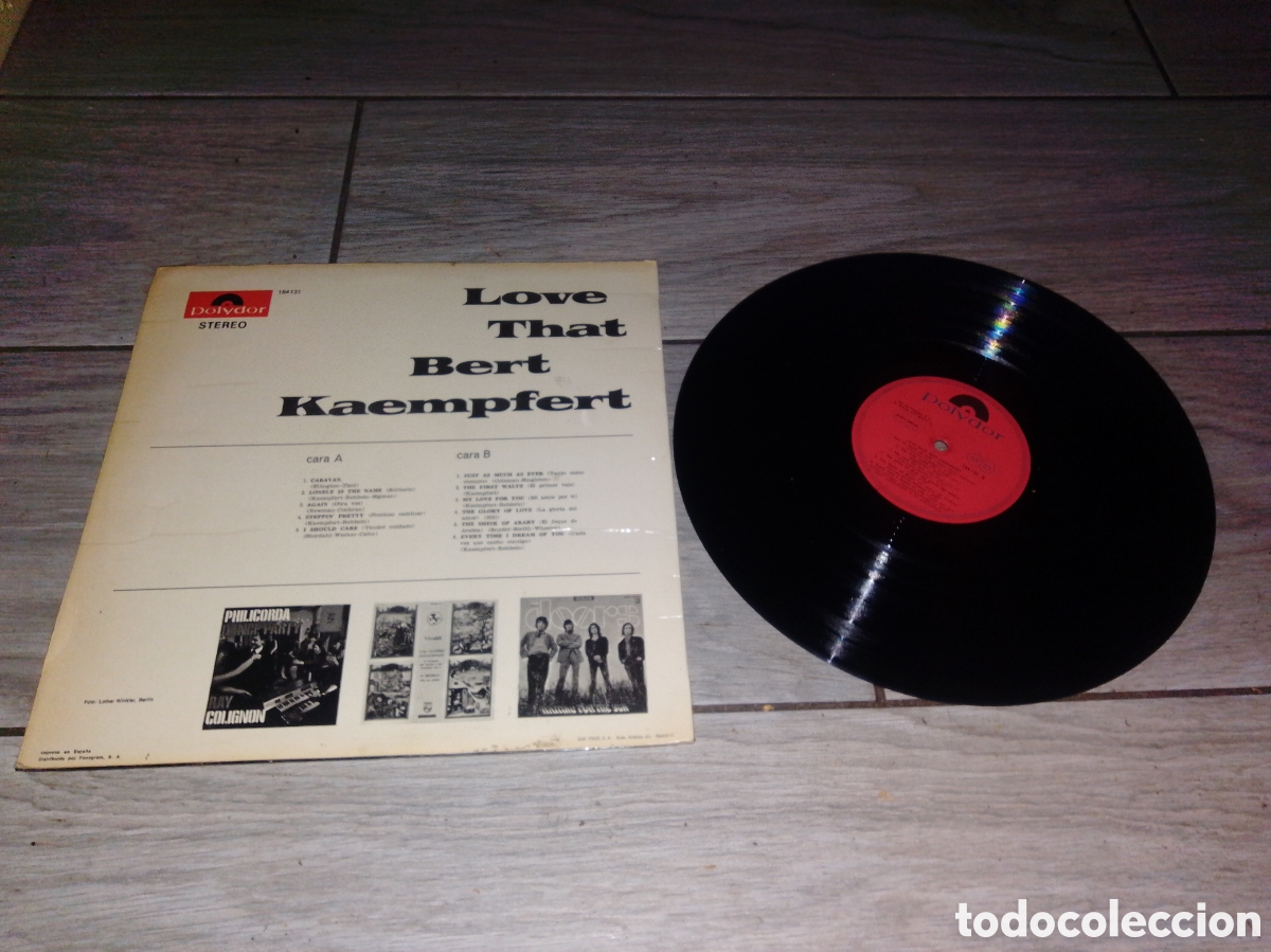 Discos de vinilo: BERT KAEMPFERT - LOVE THAT - SPAIN - POLYDOR - L - - Foto 2
