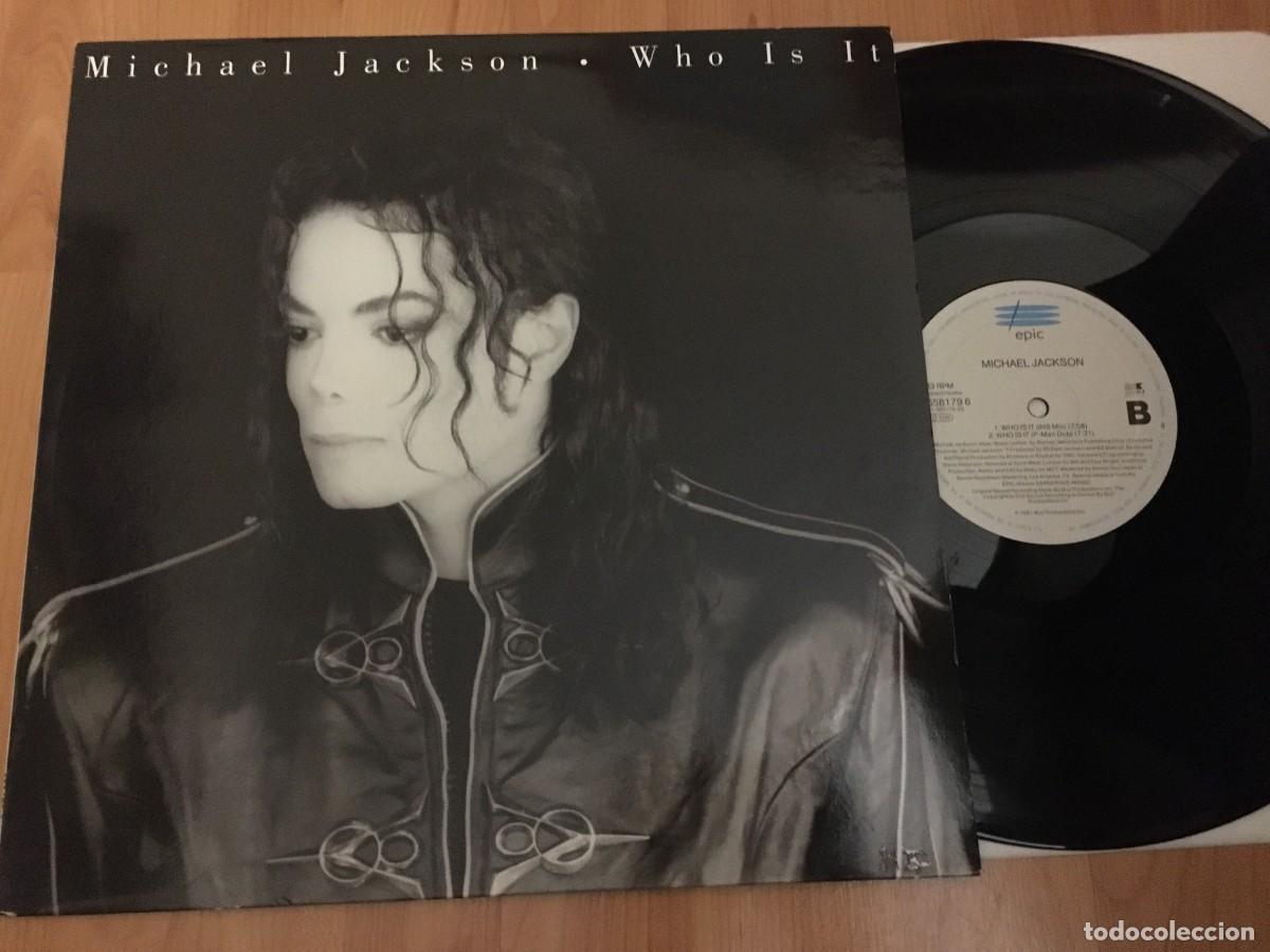 Discos de vinilo: MICHAEL JACKSON &rdquo;Who is it&rdquo; Remixes 1992 - Foto 1