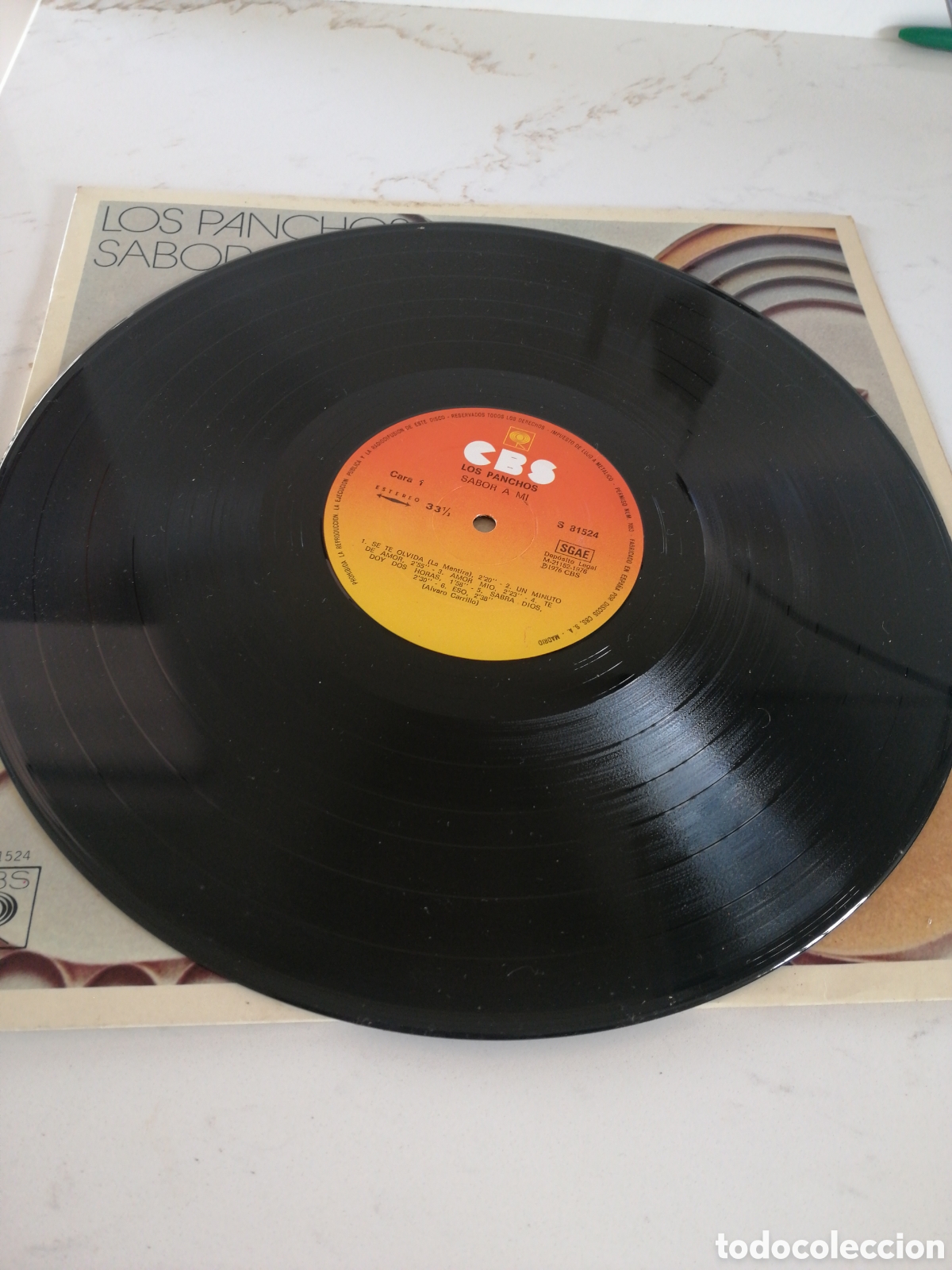 Discos de vinilo: DISCO LOS PANCHOS SABOR A MI - Foto 2