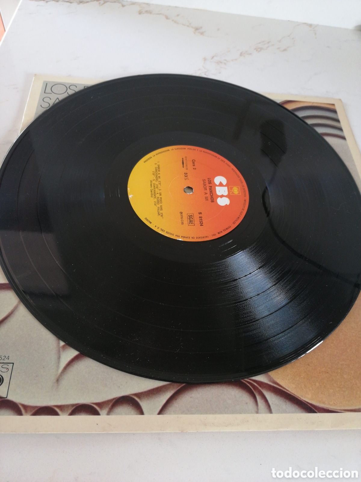 Discos de vinilo: DISCO LOS PANCHOS SABOR A MI - Foto 3
