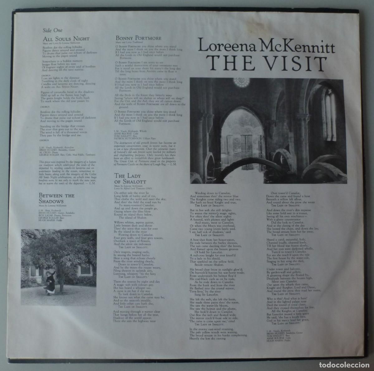 Discos de vinilo: LOREENA MCKENNITT - THE VISIT (LP WEA 1991) - Foto 4
