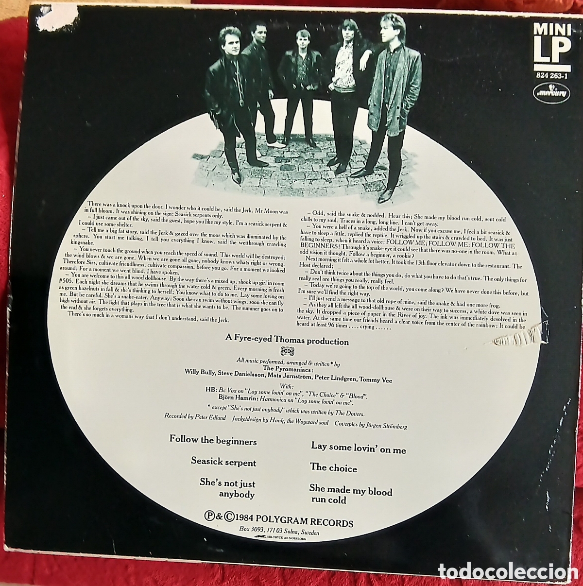 Discos de vinilo: THE PYROMANIACS ///1984 Sweden. Vg++ - Foto 3