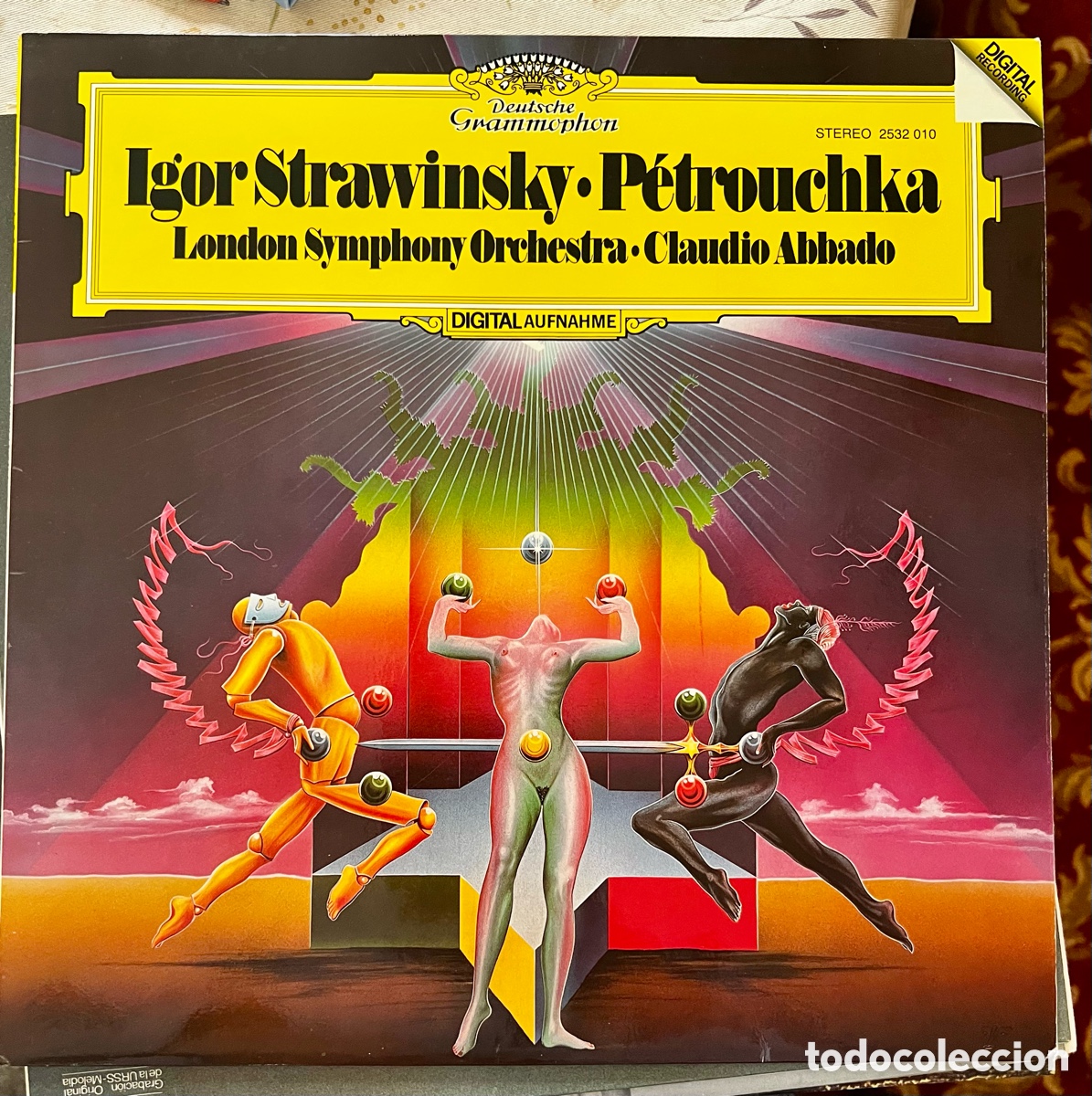 Discos de vinilo: Stravinsky, Petruska. Claudio Abbado LSO - Foto 1