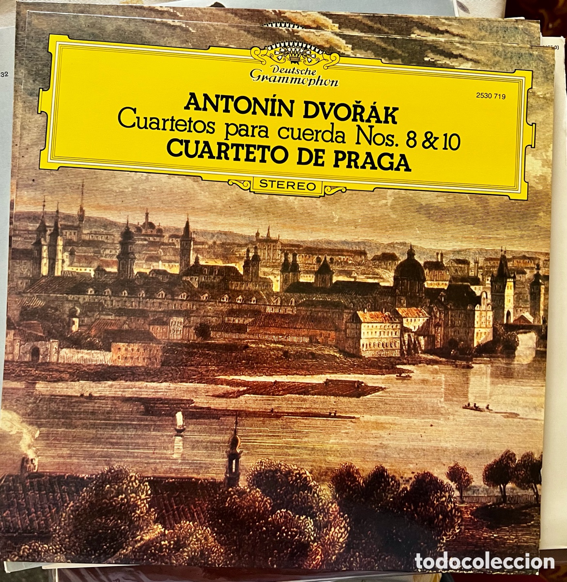 Discos de vinilo: A. Dvorak, cuartetos 8 y 10 , cuarteto de Prega - Foto 1