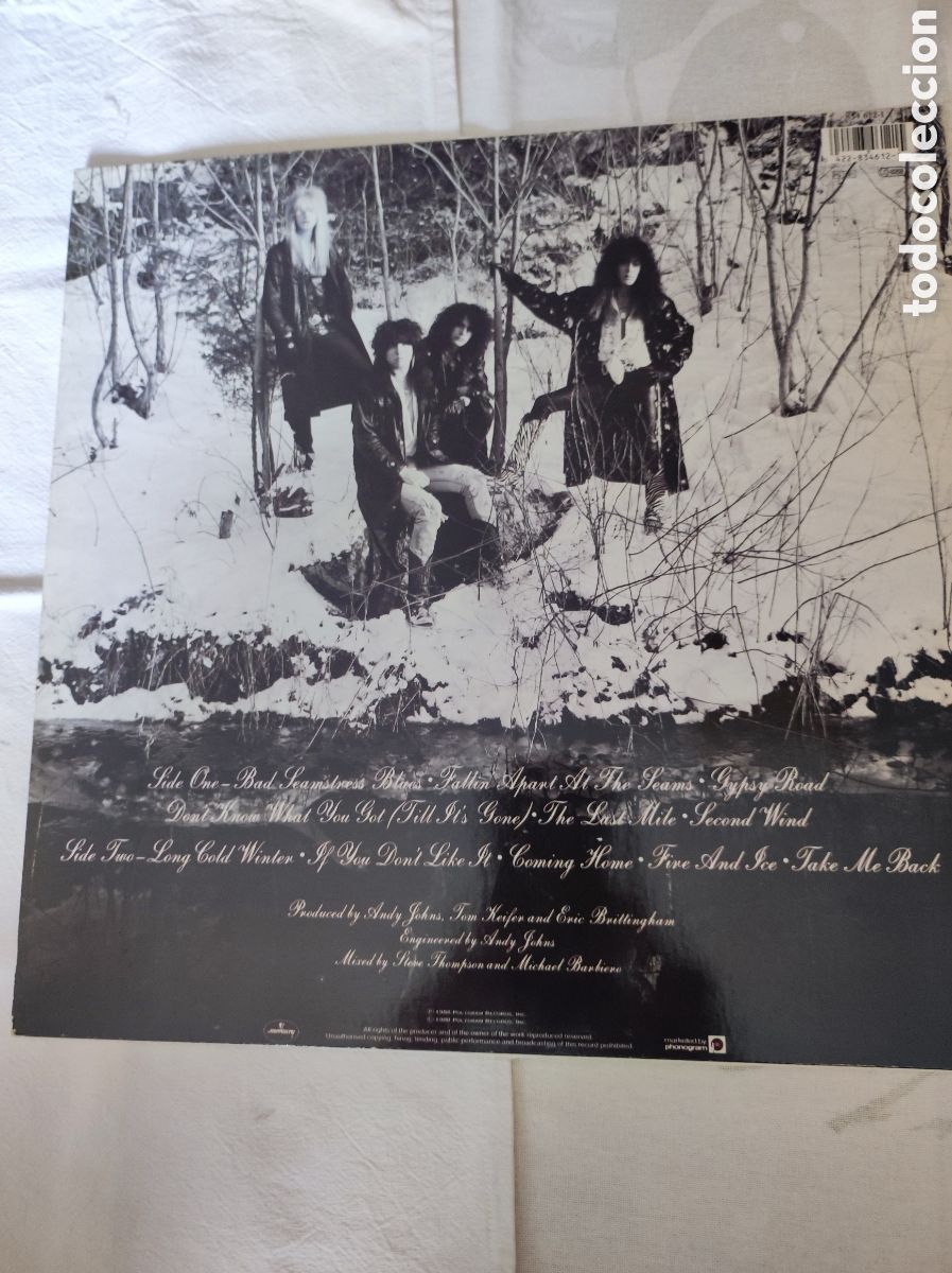 Discos de vinilo: CINDERELLA - LONG COLD WINTER - Foto 2