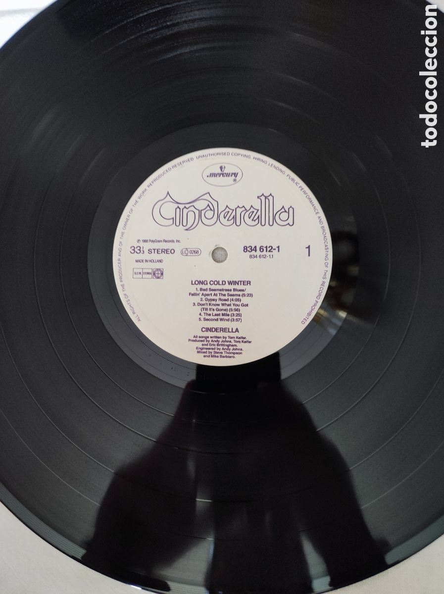 Discos de vinilo: CINDERELLA - LONG COLD WINTER - Foto 5