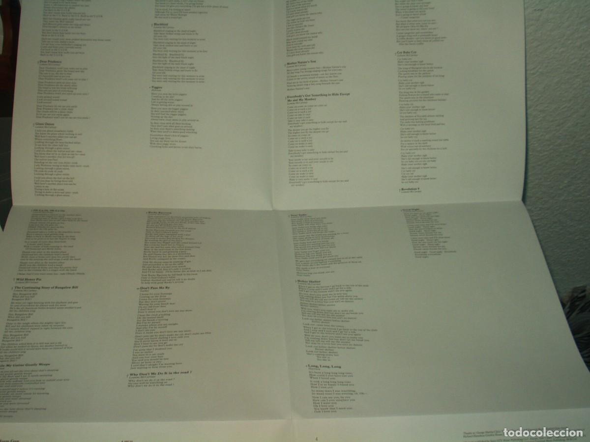 Discos de vinilo: BEATLES WHITE ALBUM (DOBLE) - Foto 6
