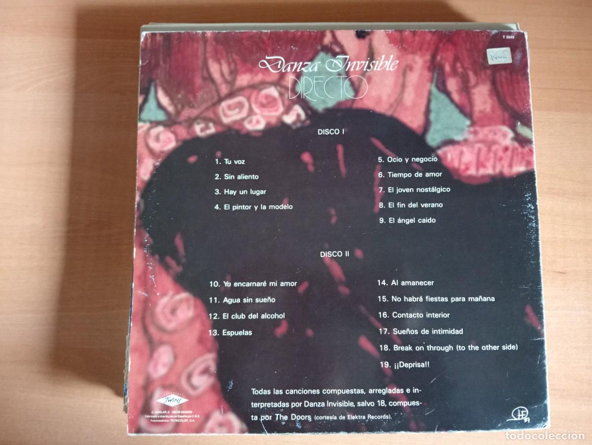 Discos de vinilo: Vinilos Danza Invisible y C&oacute;mplices - Foto 2