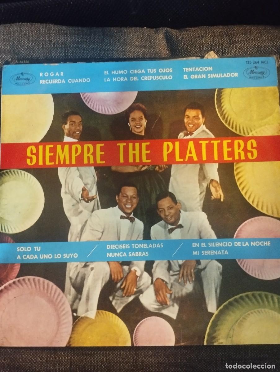Discos de vinilo: THE PLATTERS. SIEMPRE. LP ESPA&Ntilde;A 1962 - Foto 1