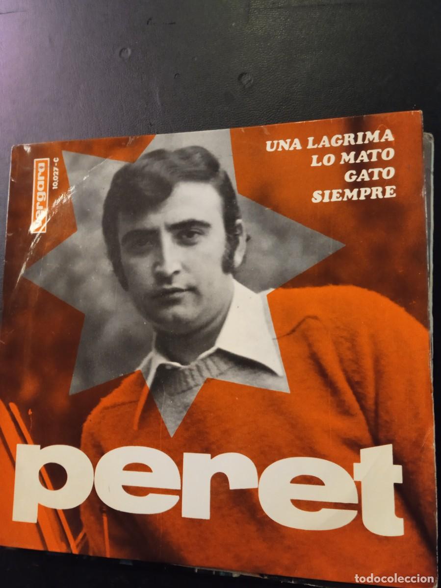Discos de vinilo: PERET- UNA L&Aacute;GRIMA. EP - Foto 1