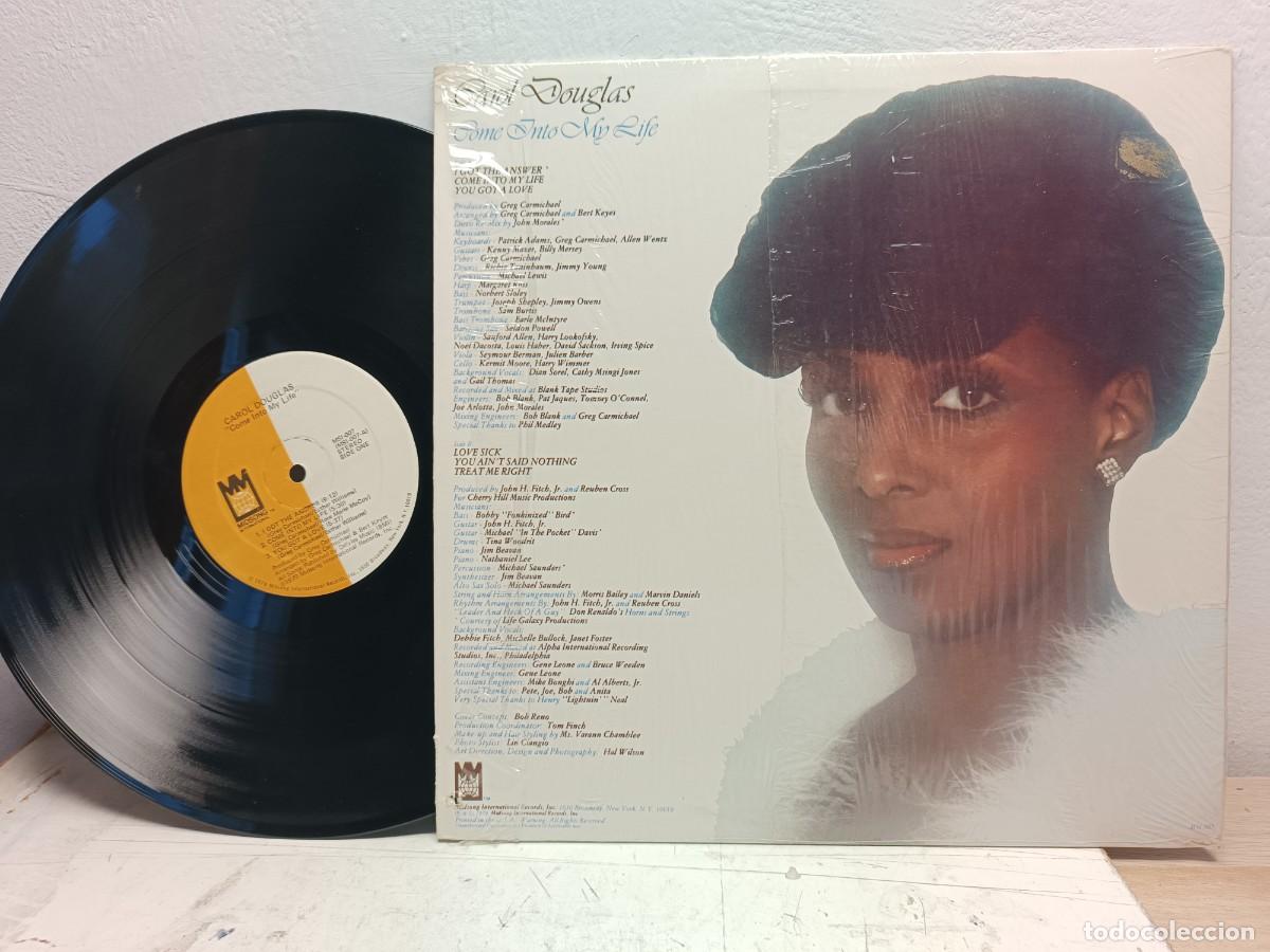 Discos de vinilo: CAROL DOUGLAS - come into my life LP - Foto 2
