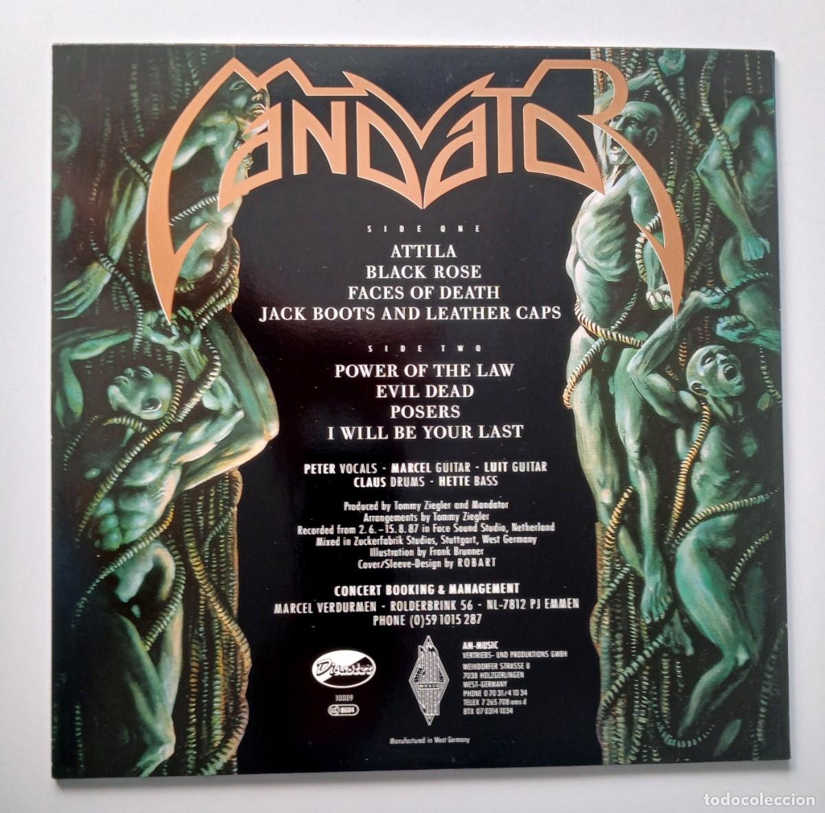 Discos de vinilo: LP MANDATOR - INITIAL VELOCITY - Foto 2