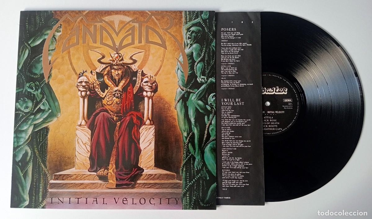 Discos de vinilo: LP MANDATOR - INITIAL VELOCITY - Foto 3