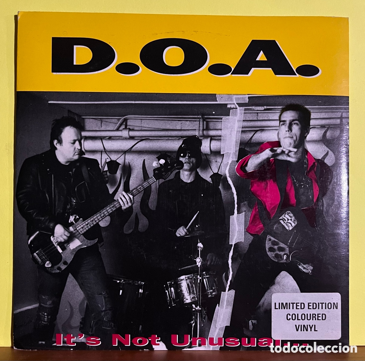 Discos de vinilo: D.O.A.-It&rsquo;s not usual-SG-ALTERNATIVE TENTACLES RECORDS - Foto 1