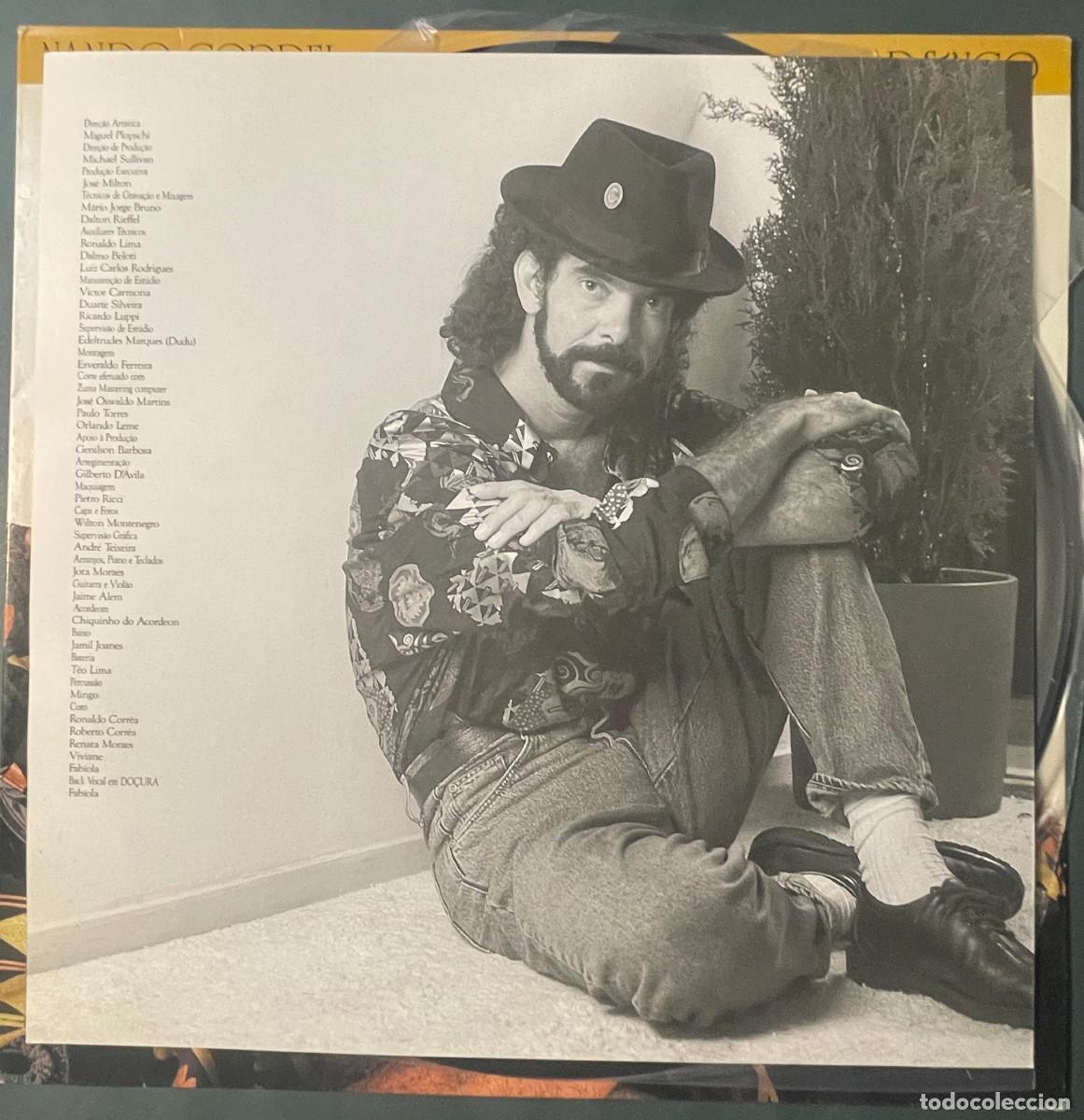 Discos de vinilo: NANDO CORDEL / DENGO (LP RCA 1990) BRASIL - Foto 4