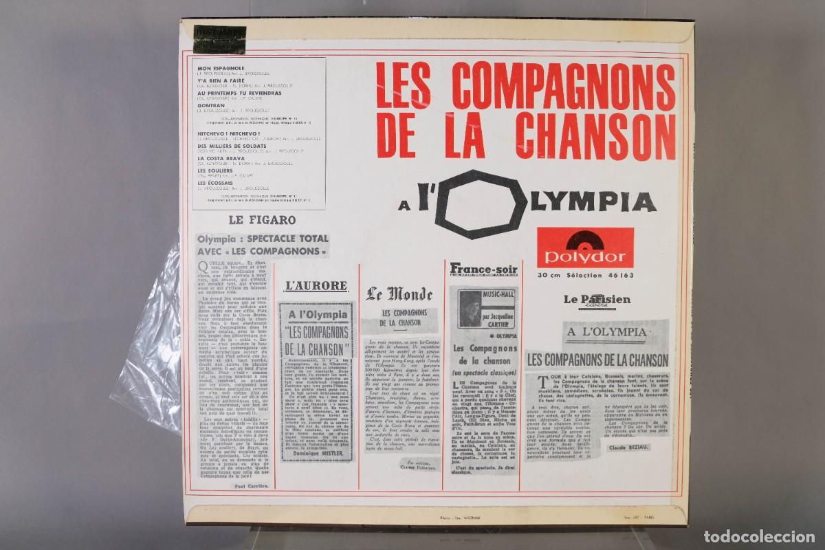 Discos de vinilo: DISCO VINILO LP - LES COMPAGNONS DE LA CHANSON &Agrave; LOLYMPIA - POLYDOR, 1966 - Foto 2