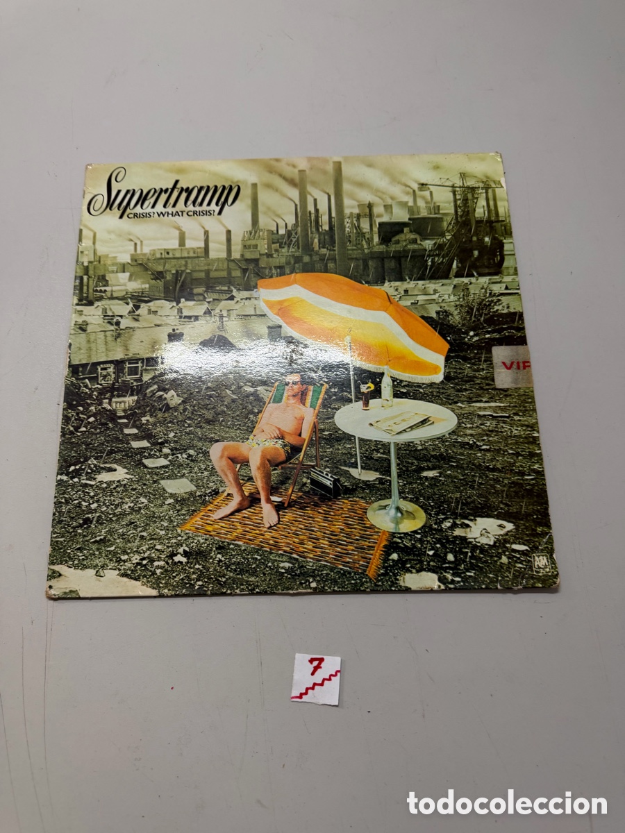Discos de vinilo: Disco LP Supertramp. Crisis - Foto 1