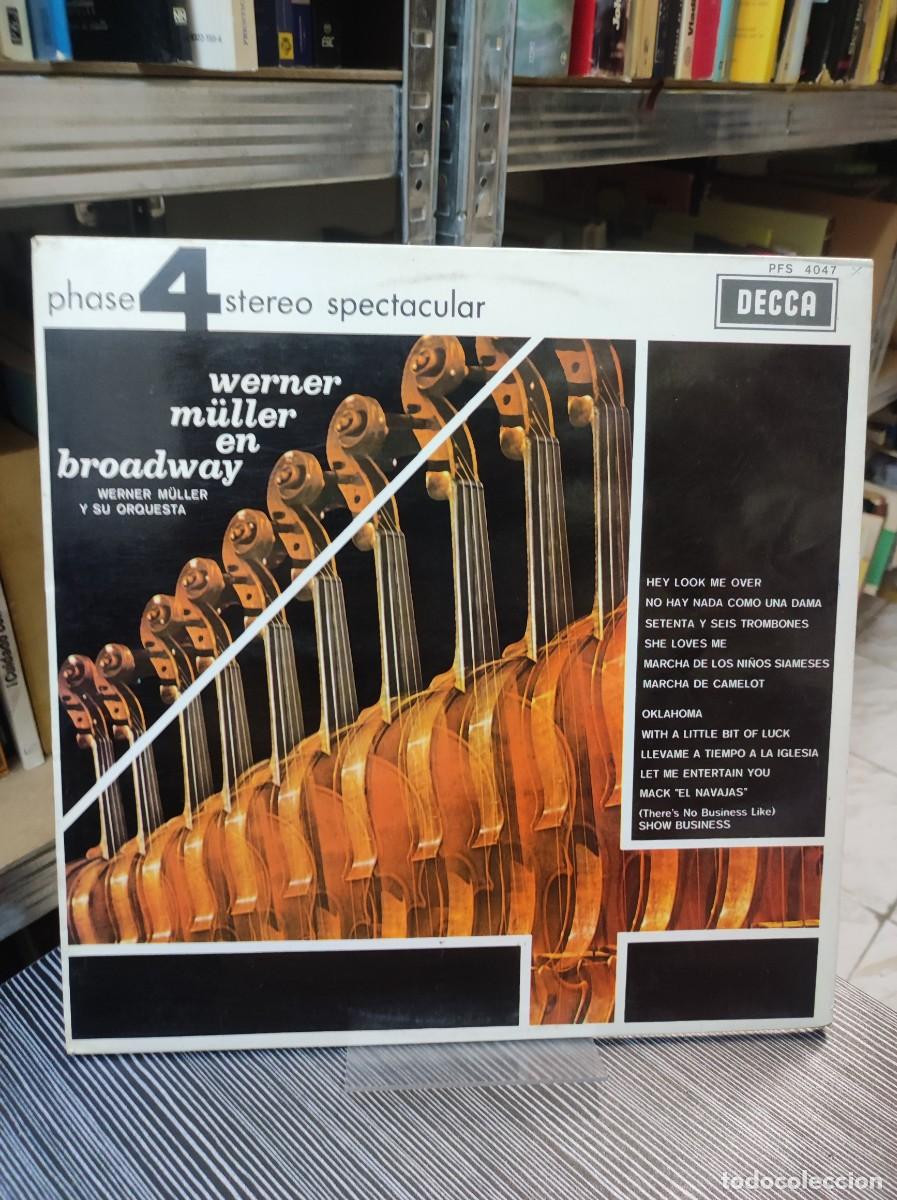 Discos de vinilo: Werner M&uuml;ller en Broadway Werner M&uuml;ller y su Orquesta Decca (Phase 4) - Foto 1