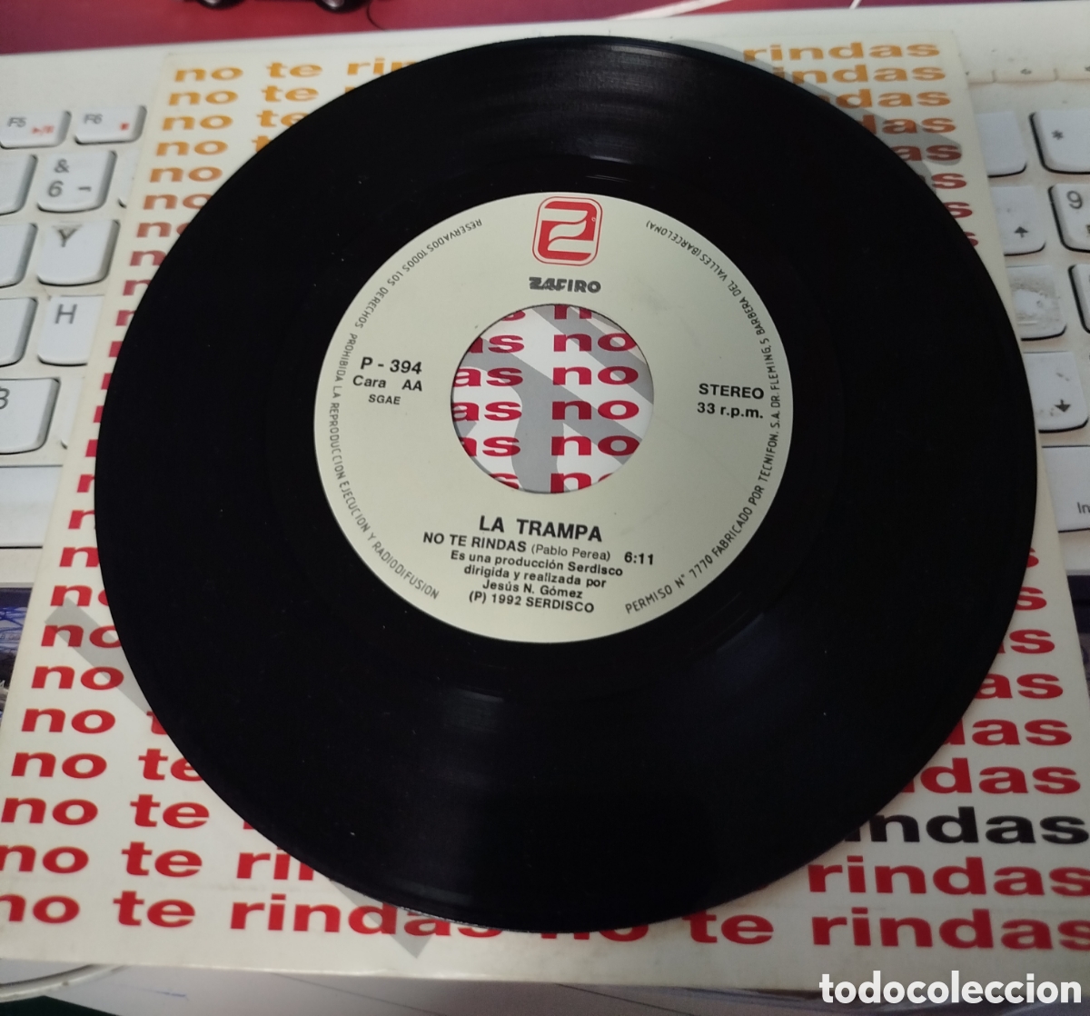 Discos de vinilo: La Trampa &ndash; No Te Rindas - Foto 2