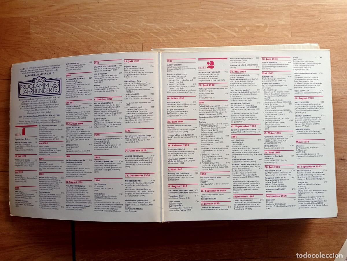 Discos de vinilo: Various - Das Programm Des Jahrhunderts (LP, Comp) 1977 con libro - Foto 2