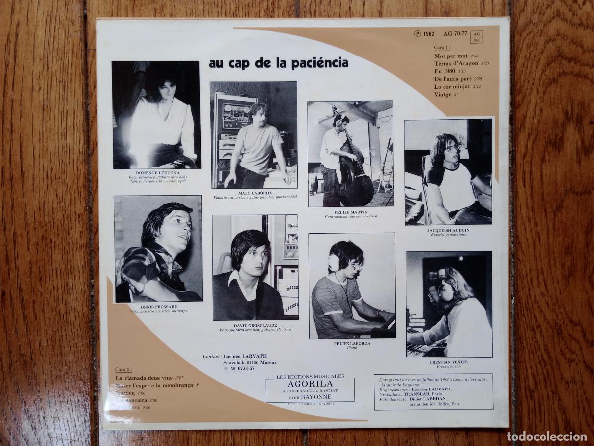Discos de vinilo: Los Deu Larvath - Au cap de la paciencia - Foto 2