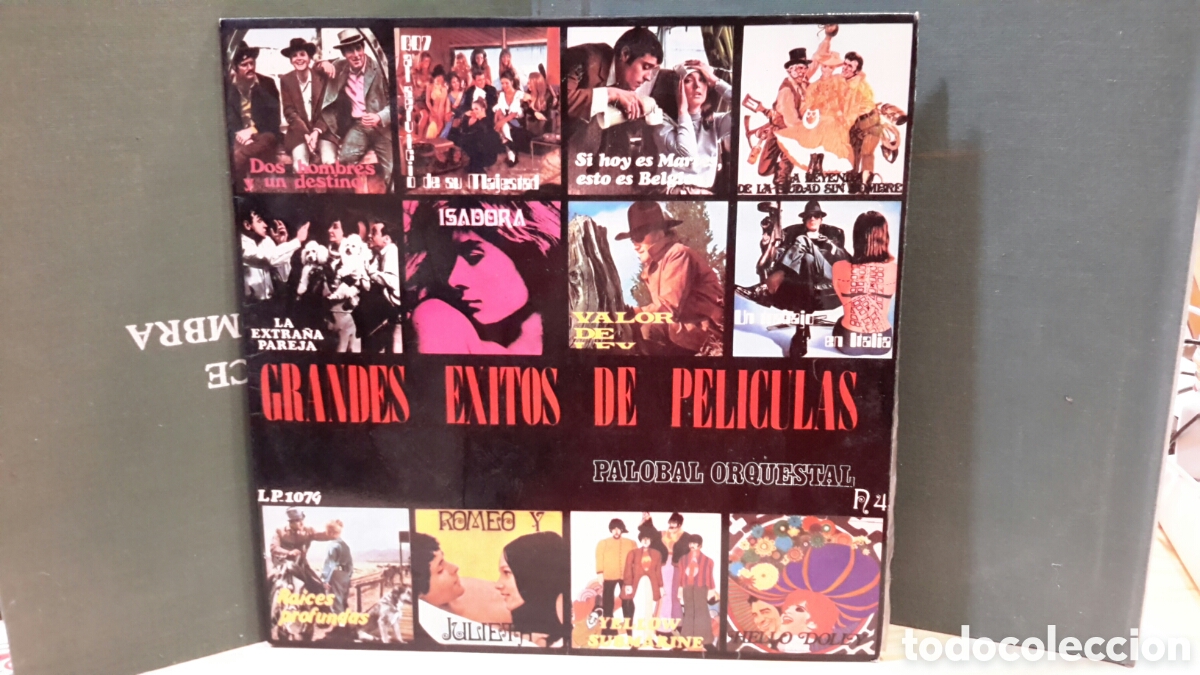 Discos de vinilo: Grandes &eacute;xitos de pel&iacute;culas. Palobal orquestal, N&ordm;4 - Foto 2