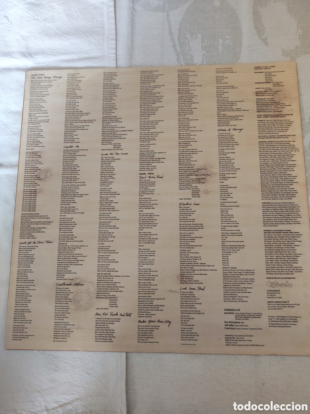 Discos de vinilo: CINDERELLA - HEARTBREAK STATION - Foto 3