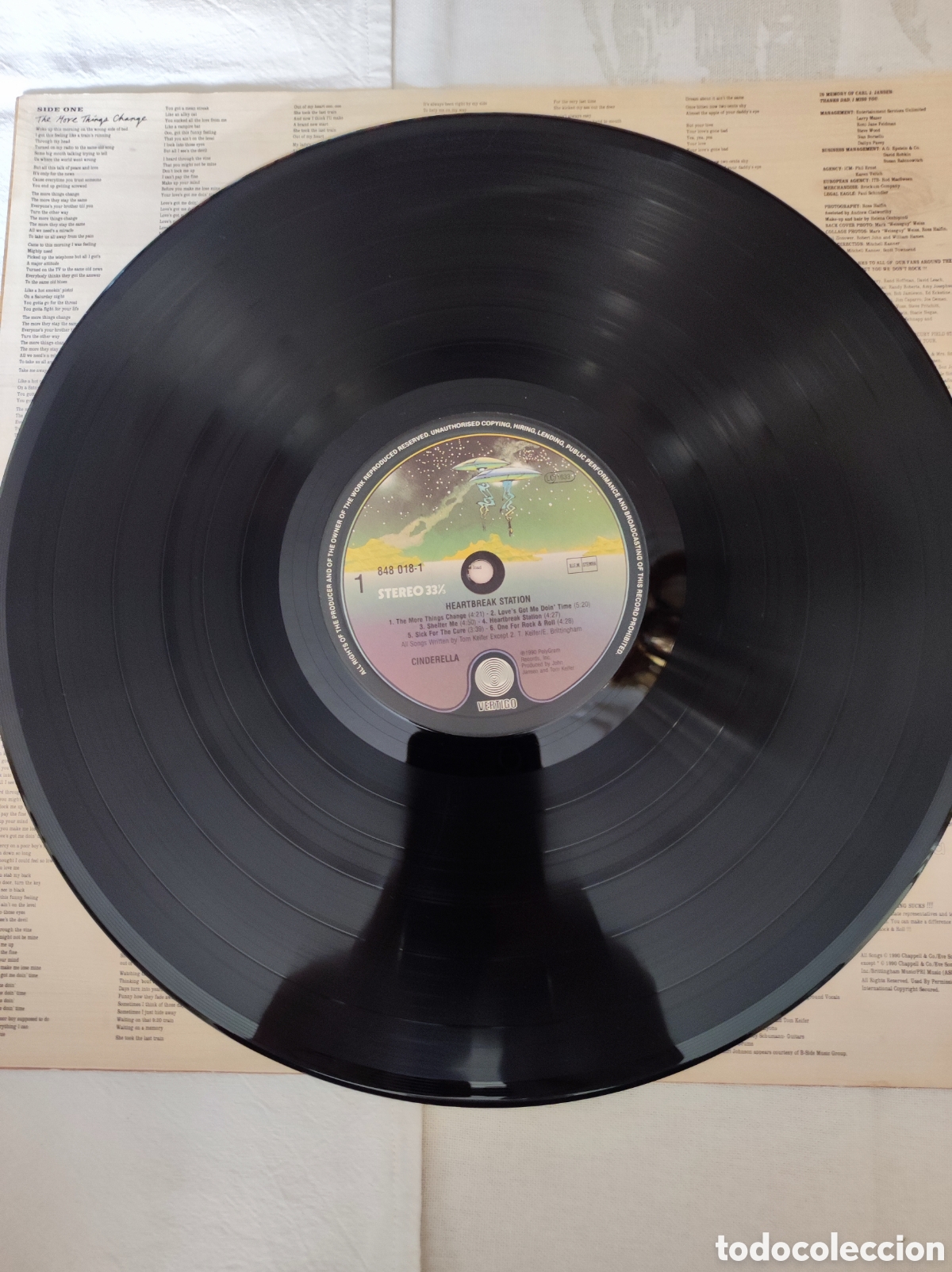 Discos de vinilo: CINDERELLA - HEARTBREAK STATION - Foto 5