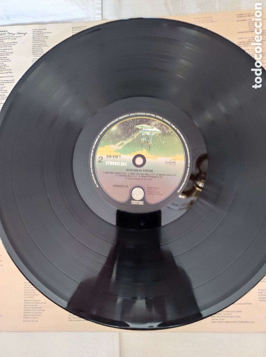 Discos de vinilo: CINDERELLA - HEARTBREAK STATION - Foto 6