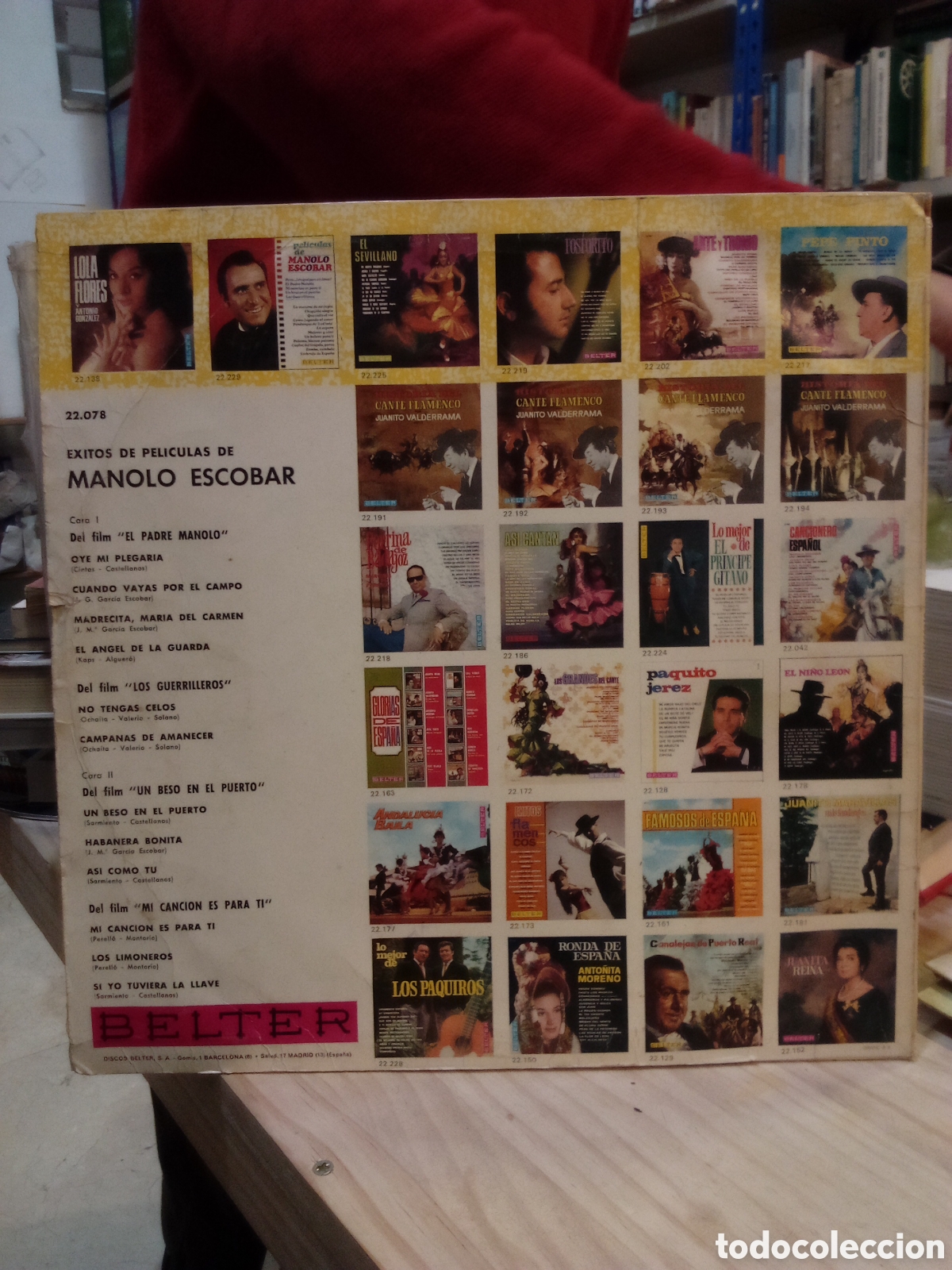 Discos de vinilo: Manolo Escobar. &Eacute;xitos de Peliculas - Foto 2