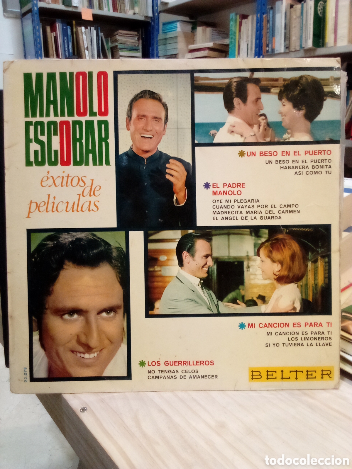 Discos de vinilo: Manolo Escobar. &Eacute;xitos de Peliculas - Foto 1