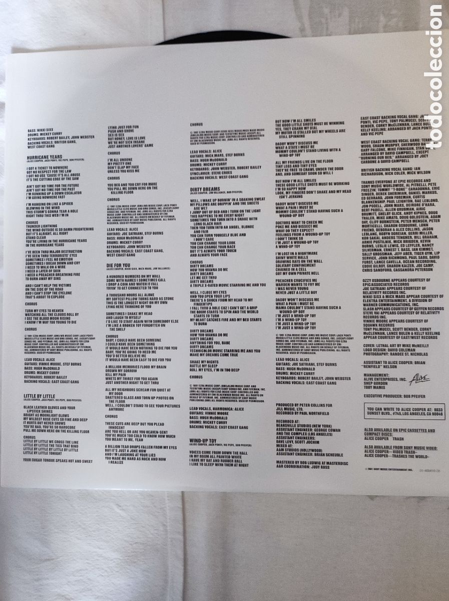 Discos de vinilo: ALICE COOPER - HEY STOOPID - Foto 4