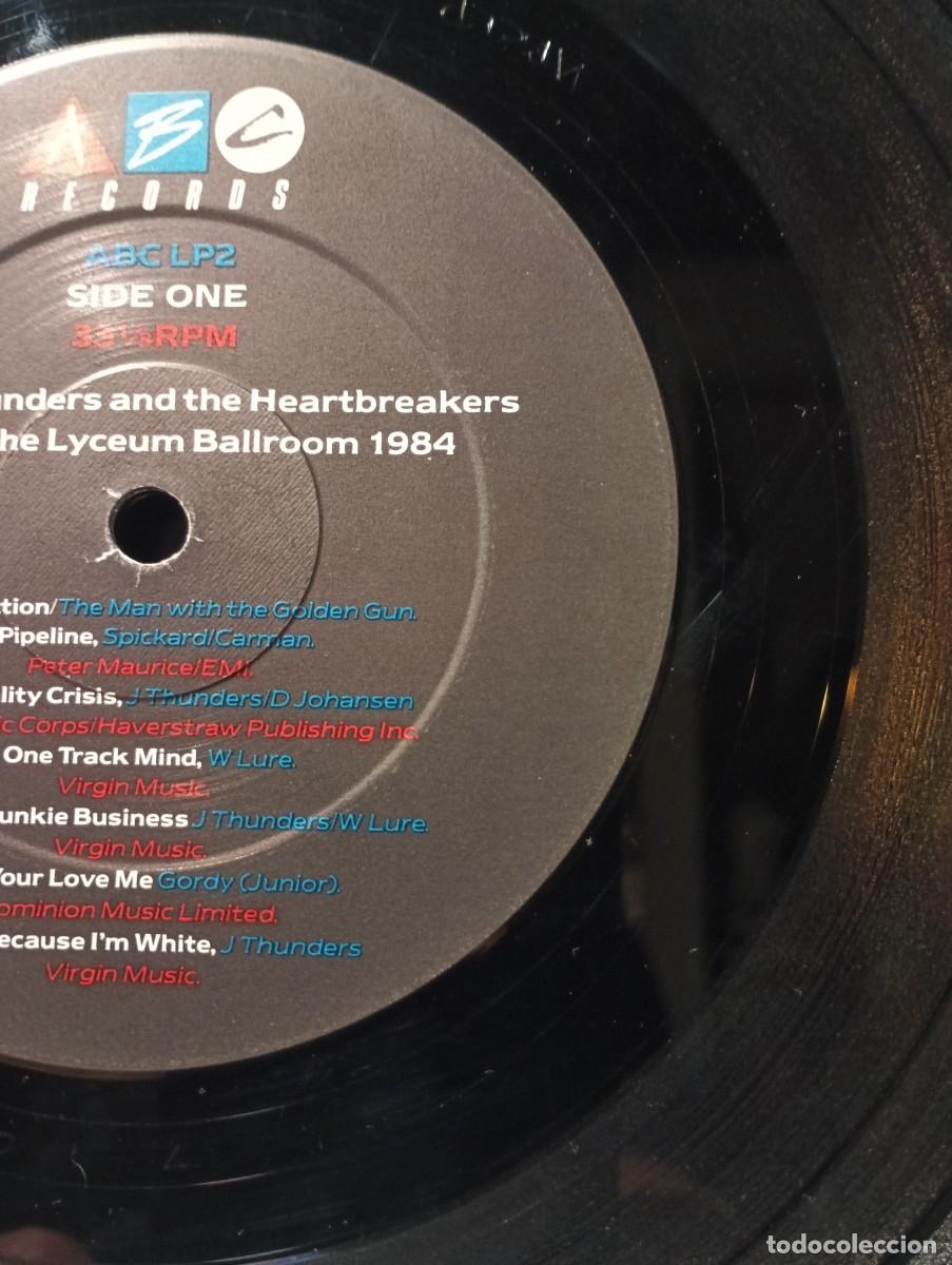 Discos de vinilo: Johnny Thunders&the heartbreakers-LIVE. - Foto 2