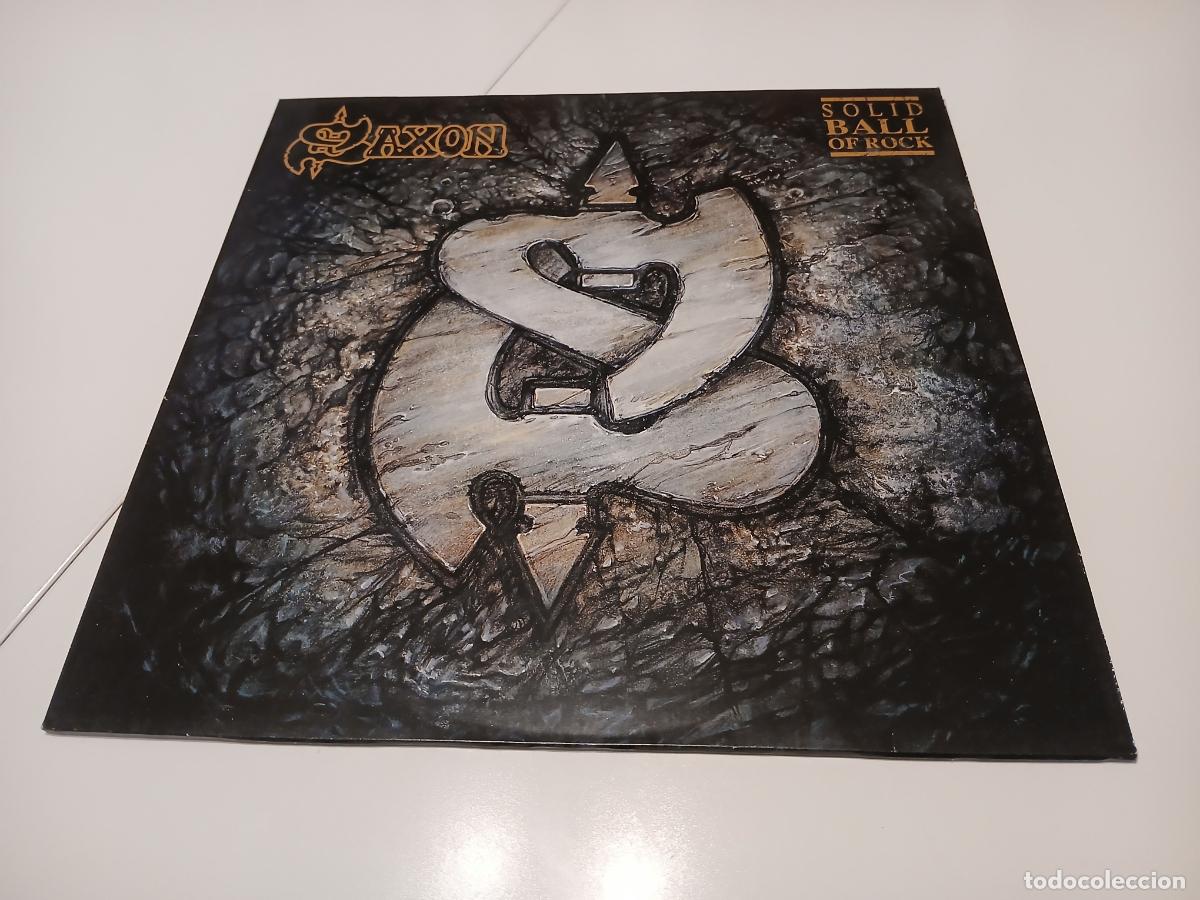 Discos de vinilo: Saxon &ndash; Solid Ball Of Rock- (1990) LP disco vinilo - Foto 1