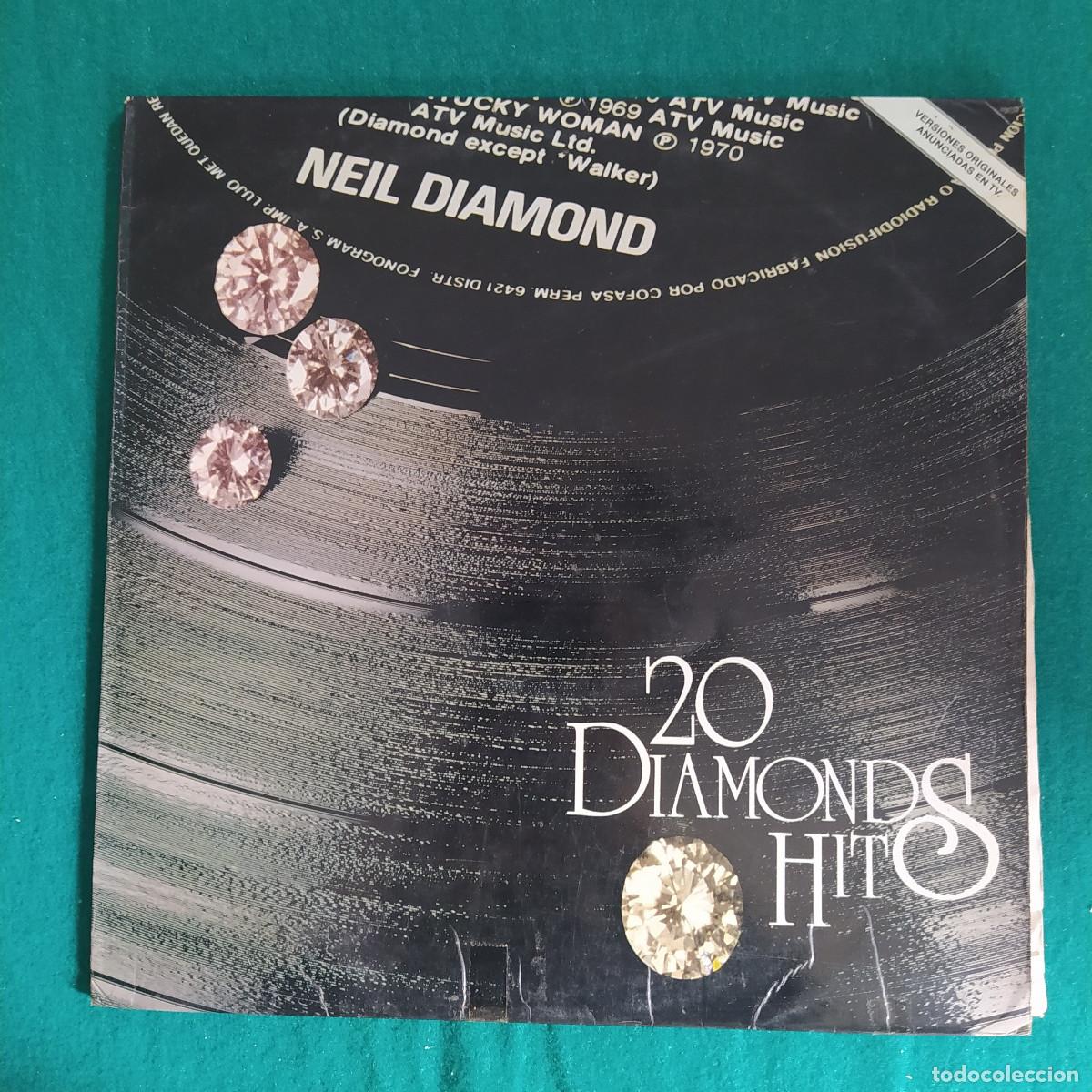 Discos de vinilo: Neil Diamond &ndash; 20 Diamonds Hits - Foto 1