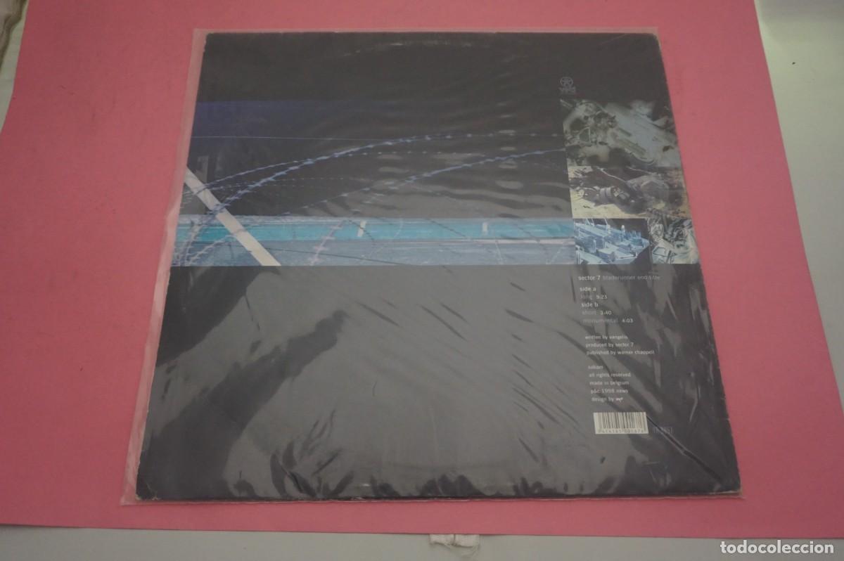 Discos de vinilo: LP - SECTOR 7 - BLADERUNNER END TITLE - DISCO EN ESTADO EXCELENTE - Foto 3