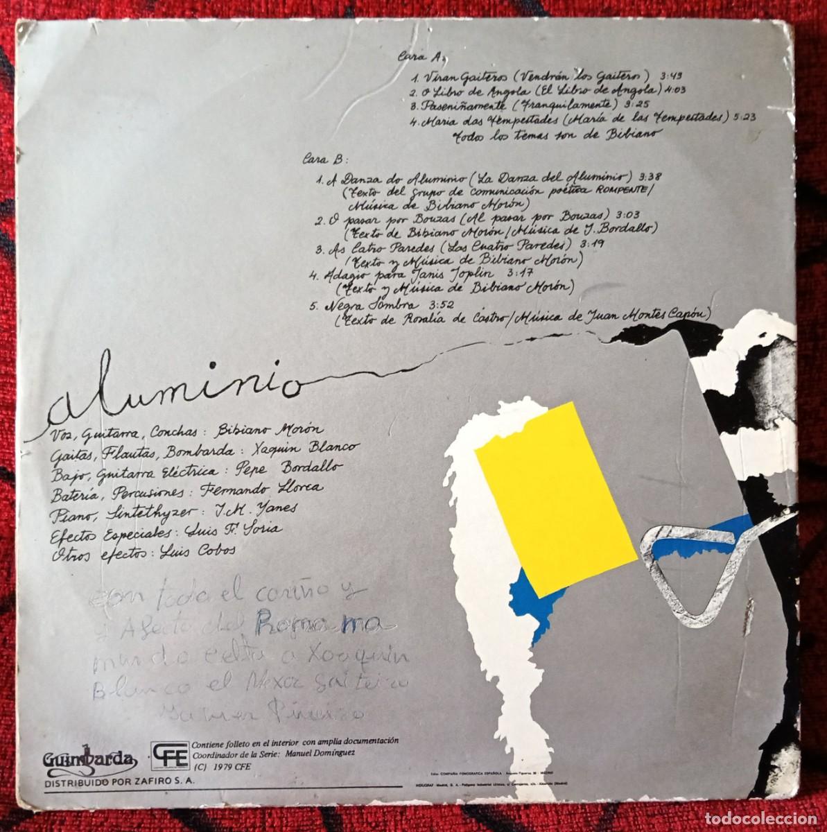 Discos de vinilo: BIBIANO ** Aluminio ** VINILO LP 1979 - Foto 2