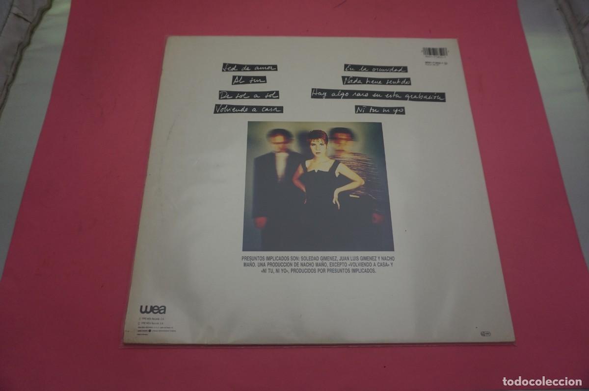 Discos de vinilo: LP - PRESUNTOS IMPLICADOS - DE SOL A SOL - DISCO EN ESTADO EXCELENTE - Foto 3