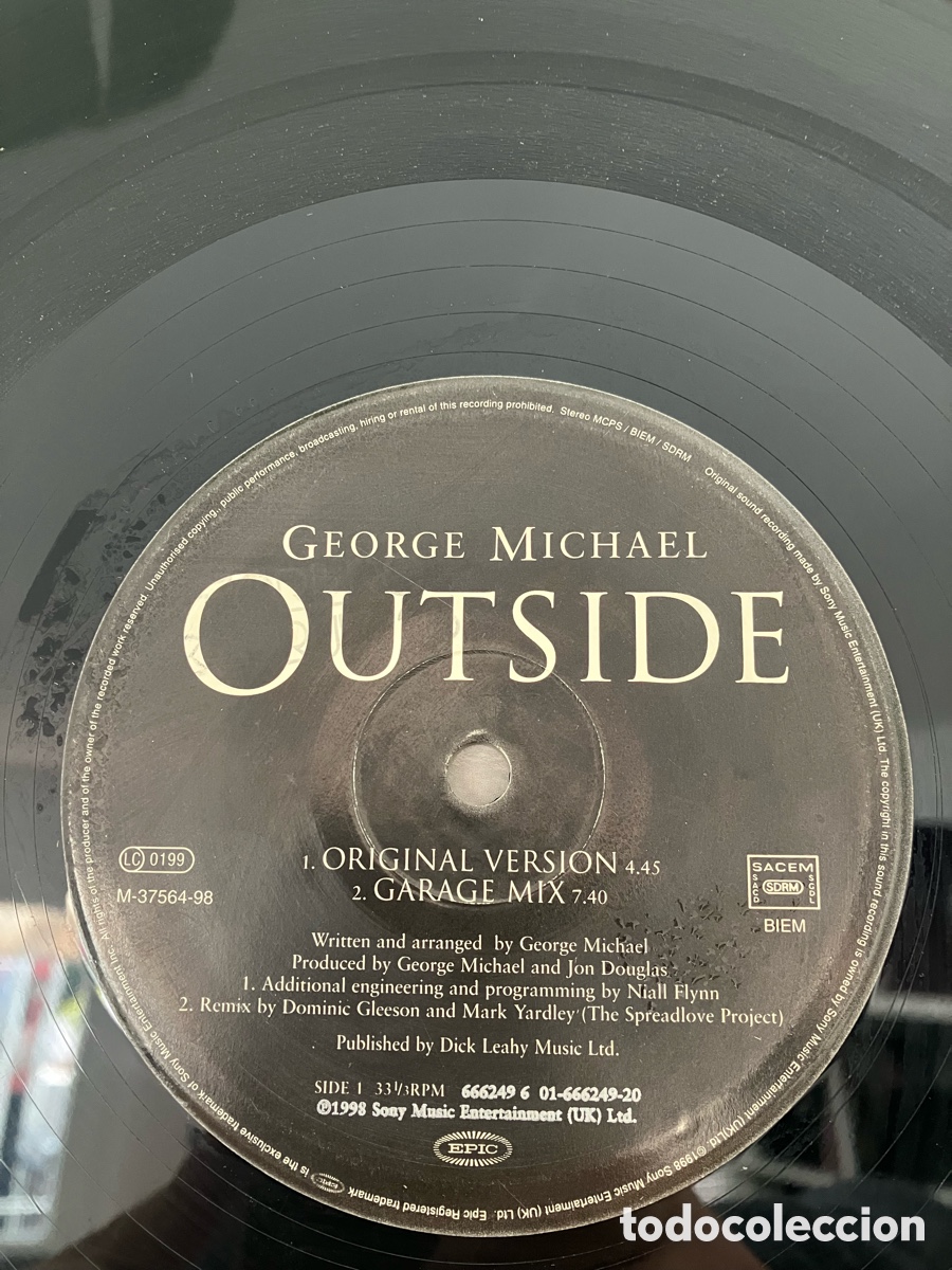 Discos de vinilo: George Michael -Outside - Foto 6