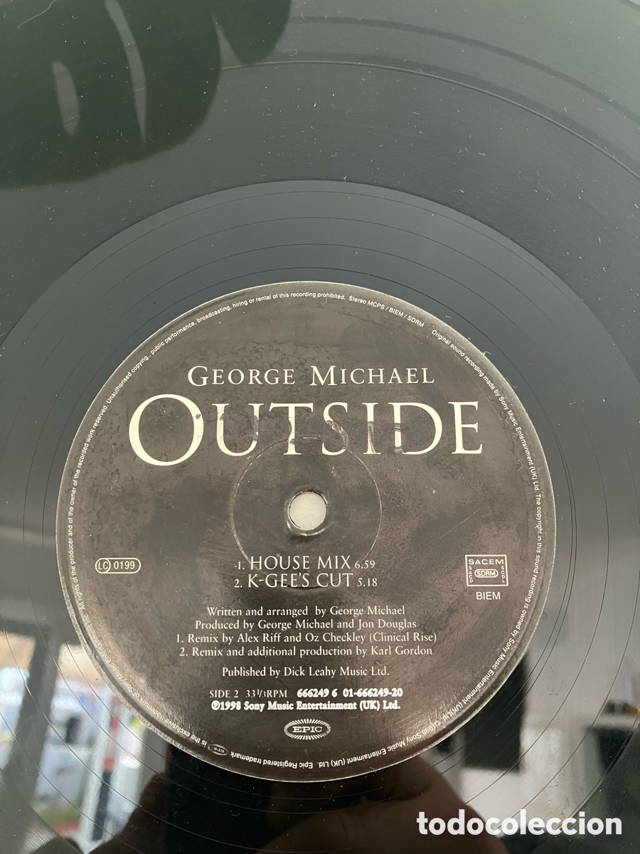 Discos de vinilo: George Michael -Outside - Foto 8